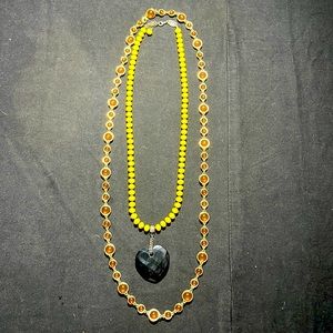 Necklace Blackheart Babylone Paris jewelry designer for Jean Paul Gauthier show